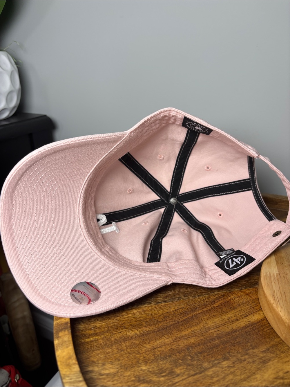 '47 Los Angeles Dodgers Pink American Eagle Baseball Hat - Picture 6 of 7